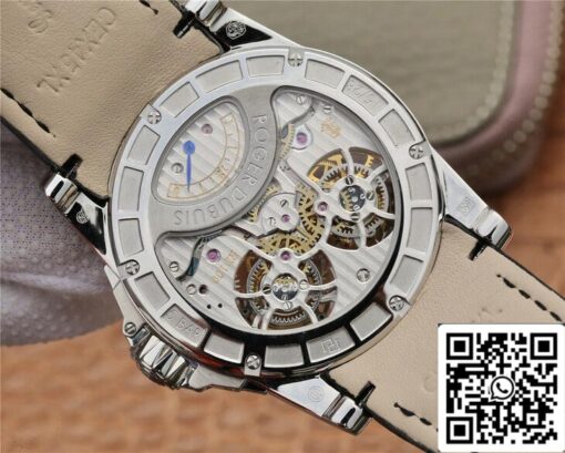 Roger Dubuis Excalibur RDDBEX0250 1:1 Best Edition JB Factory Tourbillon White Dial - 이미지 3