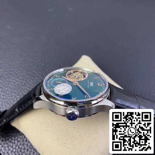 IWC Portuguese Tourbillon 1:1 Best Edition ZF Factory Green Dial - Image 4