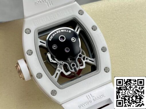 Richard Mille RM52-01 1:1 Best Edition YS Factory Tourbillon Ceramic Case Rubber Strap - Image 3