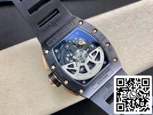 Richard Mille RM011 1:1 Best Edition KV Factory Ceramic Skeleton Dial - Image 3