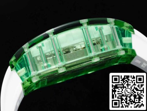 Richard Mille RM 56-01 Tourbillon 1:1 Best Edition RM Factory Green Transparent Case - Image 4