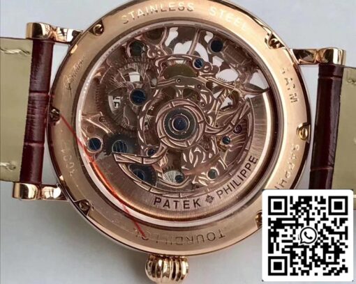 Patek Philippe Tourbillon Sapphire 1:1 Best Edition Rose Gold Swiss Tourbillon - Image 7