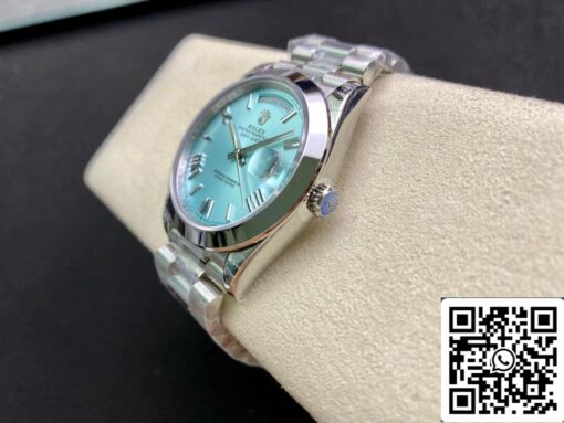 Rolex Day Date M228206-0044 1:1 Best Edition EW Factory Ice Blue Dial - 이미지 4