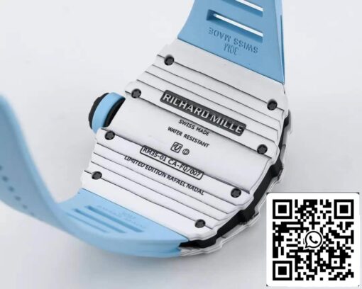 Richard Mille RM35-01 1:1 Best Edition BBR Factory Blue Strap – Bild 4