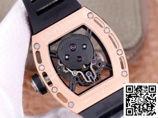 Richard Mille RM52-01 Tourbillon 1:1 Best Edition JB Factory Rose Gold Case — изображение 4