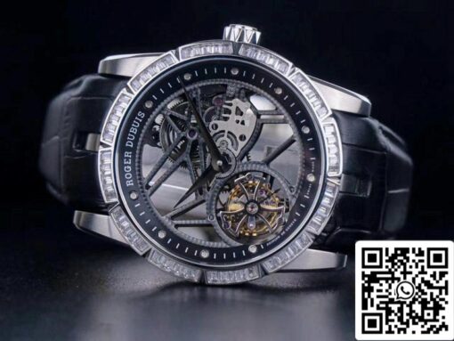 Roger Dubuis Excalibur RDDBEX0393 1:1 Best Edition JB Factory Tourbillon V3 Diamond Swiss RD505SQ - Image 7