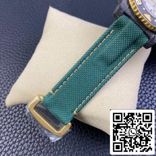 Rolex GMT-MASTER II Diw 1:1 Best Edition Green Fabric Strap - Image 4