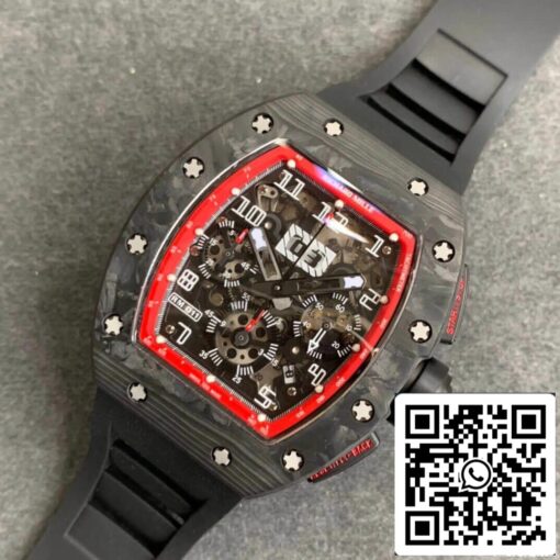 Richard Mille RM011 1:1 Best Edition KV Factory Carbon Fiber Case - Image 3