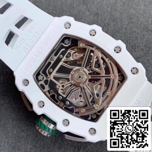 Richard Mille RM011-03 1:1 Best Edition KV Factory White Strap – Image 2