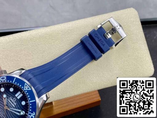 Omega Seamaster Diver 300M 210.32.42.20.03.002 Summer Blue  1:1 Best Edition VS Factory Rubber Strap - Imagen 3