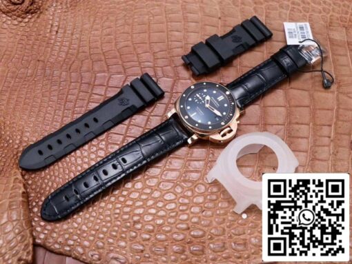 Panerai Submersible PAM00974 1:1 Best Edition VS Factory Rose Gold Swiss Movement - Image 2