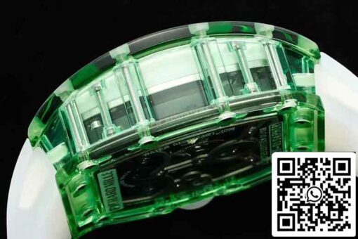 Richard Mille RM26-01 Tourbillon  Best 1:1 Edition RM Factory Green Transparent Case - Image 8