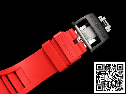 Richard Mille RM27-02 Rafael Nadal Tourbillon 1:1 Best Edition RM Factory Red Rubber Strap - Image 3