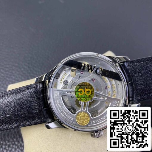 IWC Portuguese Tourbillon 1:1 Best Edition ZF Factory Green Dial - Image 3