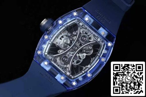 Richard Mille RM053-02 Tourbillon 1:1 Best Edition RM Factory Blue Skeleton Dial - Image 3