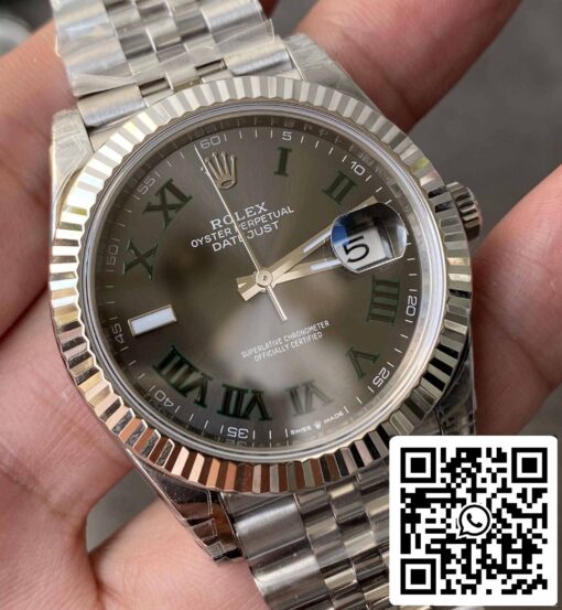 Rolex Datejust M126334-0022 41MM 1:1 Best Edition VS Factory Green Dial