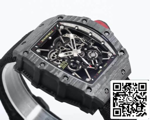 Richard Mille RM35-01 1:1 Best Edition BBR Factory Black Carbon Fiber Case – Bild 3