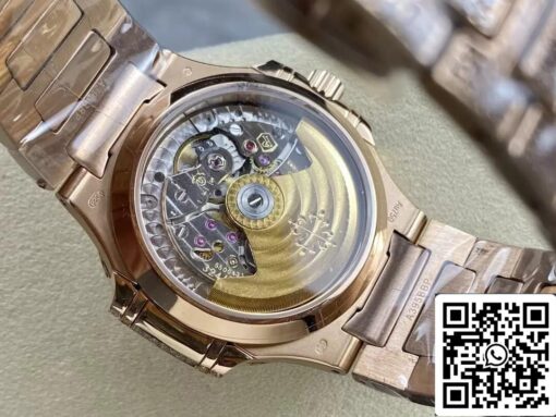 Patek Philippe Aquanaut 7118/1450R-001 1:1 Best Edition GR Factory Gold Diamond Dial - Image 3