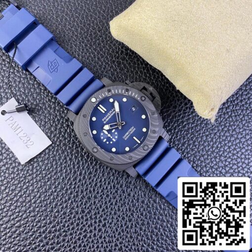 Panerai Submersible PAM01232 1:1 Best Edition VS Factory Blue Dial - Image 2