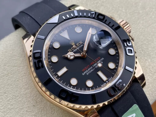 Rolex Yacht-Master 40 Black Dial Rose Gold  M126655-0002  1:1 Best Edition AR Factory Counterweight Version - Image 10