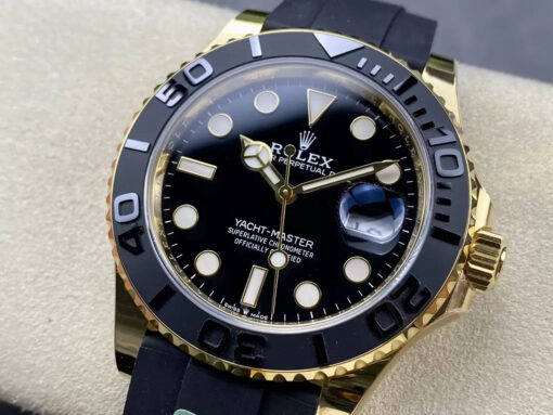 Rolex Yacht-Master 42 Black Dial Yellow Gold  M226658-0001  1:1 Best Edition AR Factory Counterweight Version - Image 8