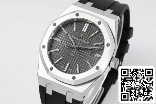 Audemars Piguet Royal Oak 15400 1:1 Best Edition APS Factory Gray Dial Rubber Strap EU Watch Store