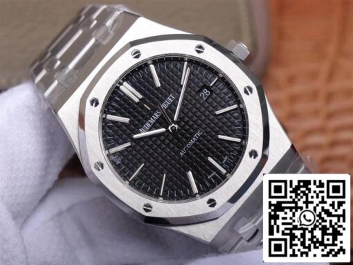 Audemars Piguet Royal Oak 15400ST.OO.1220ST.01 1:1 Best Edition ZF Factory Black Dial Swiss ETA3120 EU Watch Store