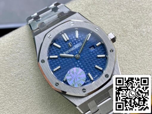 Audemars Piguet Royal Oak 67650ST.OO.1261ST.01 1:1 Best Edition JF Factory Blue Dial Swiss Quartz EU Watch Store