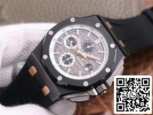 Audemars Piguet Royal Oak Offshore 26415CE.OO.A002CA.01 1:1 Best Edition JF Factory Black Ceramic Swiss ETA7750 EU Watch Store