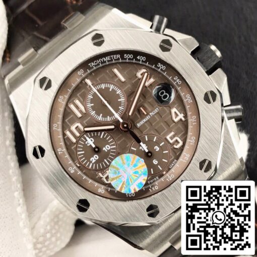 Audemars Piguet Royal Oak Offshore 26470ST.OO.A820CR.01 1:1 Best Edition JF Factory Brown Dial EU Watch Store