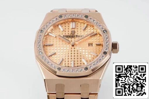 Audemars Piguet Royal Oak Quartz 33MM 67651OR.ZZ.1261OR.03 1:1 Best Edition ZF Factory Gold Dial EU Watch Store