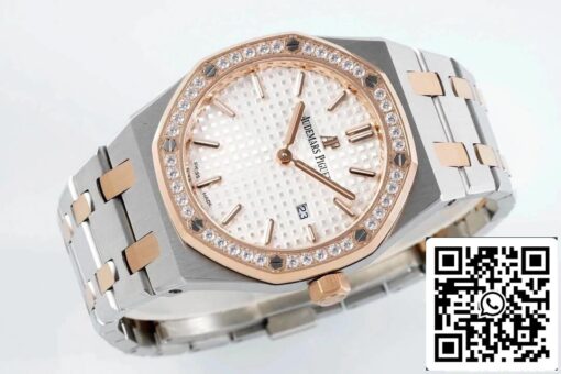 Audemars Piguet Royal Oak Quartz 33MM 67651SR.ZZ.1261SR.01 1:1 Best Edition ZF Factory White Dial EU Watch Store