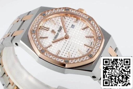 Audemars Piguet Royal Oak Quartz 33MM 67651SR.ZZ.1261SR.01 1:1 Best Edition ZF Factory White Dial EU Watch Store