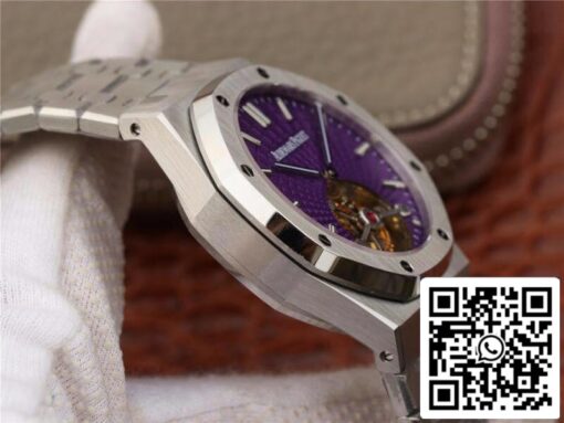 Audemars Piguet Royal Oak Tourbillon 26522ST.OO.1220ST.01 R8 Factory 1:1 Best Edition Swiss Tourbillon Purple Dial EU Watch Store