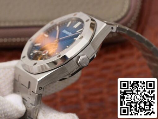 Audemars Piguet Royal Oak Tourbillon 26522TI.OO.1220TI.01 1:1 Best Edition JF Factory Smoky Blue Dial EU Watch Store