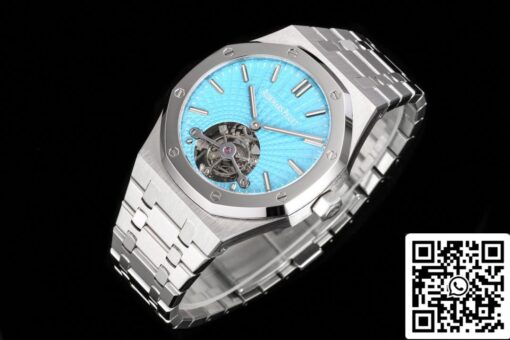 Audemars Piguet Royal Oak Tourbillon 26530PT.OO.1220PT.01 1:1 Best Edition R8 Factory Blue Dial US Replica Watch