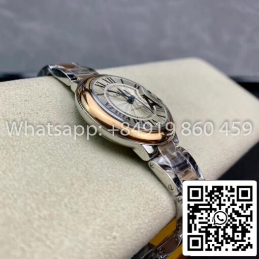 Ballon Bleu De Cartier 28MM W3BB0005 1:1 Best Edition V6 Factory Diamond Dial US Replica Watch