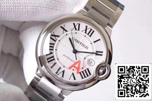 Ballon Bleu De Cartier W69012Z4 1:1 Best Edition V6 Factory Silver Dial US Replica Watch