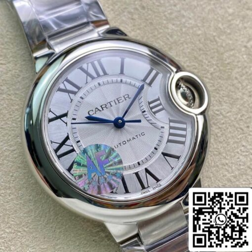 Ballon Bleu De Cartier W6920071 33MM 1:1 Best Edition AF Factory Steel Strap US Replica Watch