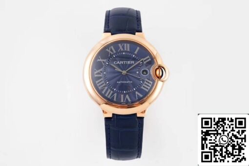 Ballon Bleu De Cartier WGBB0036 42MM 1:1 Best Edition AF Factory Rose Gold Case US Replica Watch