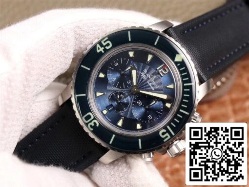 Blancpain Fifty Fathoms 5085FB-1140-52B 1:1 Best Edition OM factory Blue Dial Swiss ETA7750 US Replica Watch