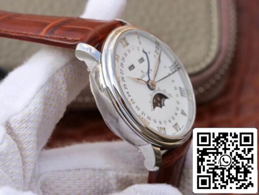 Blancpain Villeret 6654 1:1 Best Edition OM Factory V2 White Dial US Replica Watch