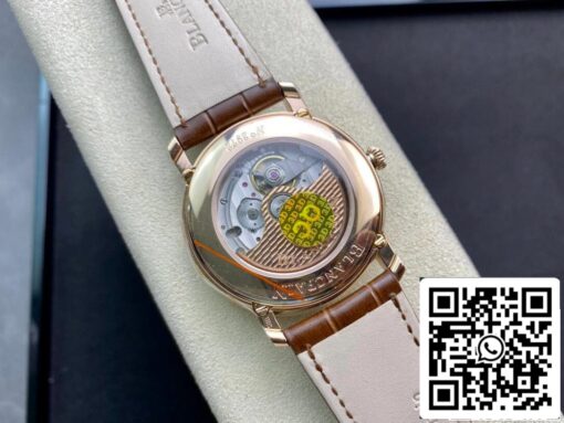 Blancpain Villeret 6654 1:1 Best Edition OM Factory V3 Gold Case US Replica Watch