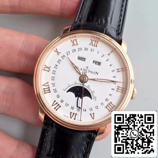 Blancpain Villeret 6654-3642-55B OM Factory 1:1 Best Edition Swiss ETA6654 US Replica Watch