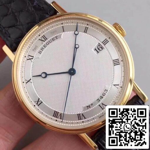 Breguet Classique 5177 MKS Factory 1:1 Best Edition Swiss ETA9015 White Dial Numeral Marker US Replica Watch