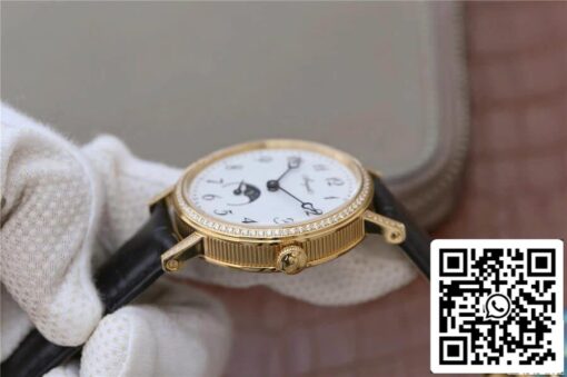 Breguet Classique Moonphase 9087BB/29/964 1:1 Best Edition TW Factory Yellow Gold Diamond US Replica Watch