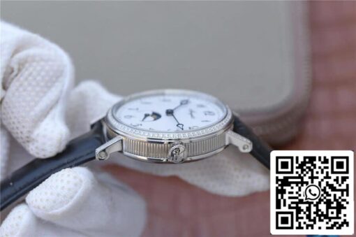 Breguet Classique Moonphase 9088BB/29/964/DD0D 1:1 Best Edition TW Factory White Dial US Replica Watch