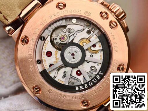 Breguet MARINE 5517BB/Y2/9ZU V9 Factory 1:1 Best Edition Swiss ETA9015 Gold dial US Replica Watch