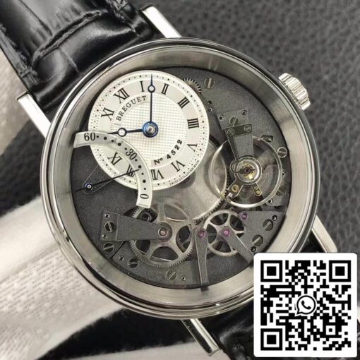 Breguet Tradition 7097 7097BB/G1/9WU 1:1 Best Edition ZF Factory 18k White Gold US Replica Watch