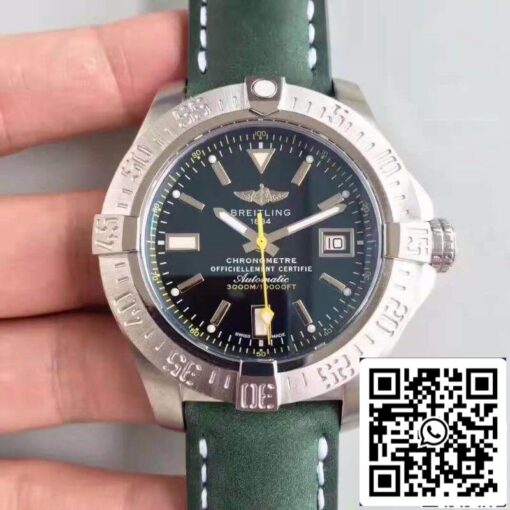 Breitling Avenger II A1733110/BC30/435X/A20BASA.1 GF Factory 1:1 Best Edition Swiss ETA2836 Dark Green Dial US Replica Watch